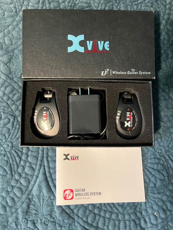 Xvive U2 Wireless Guitar System 2010s - Black image 1