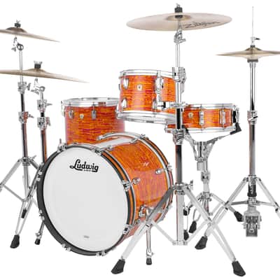 Ludwig *Pre-Order* Classic Maple Mod Orange Kit  20x16, 12x8, 13x9, 14x14, 16x16 Drums Shell Pack Custom Special Order Authorized Dealer image 2