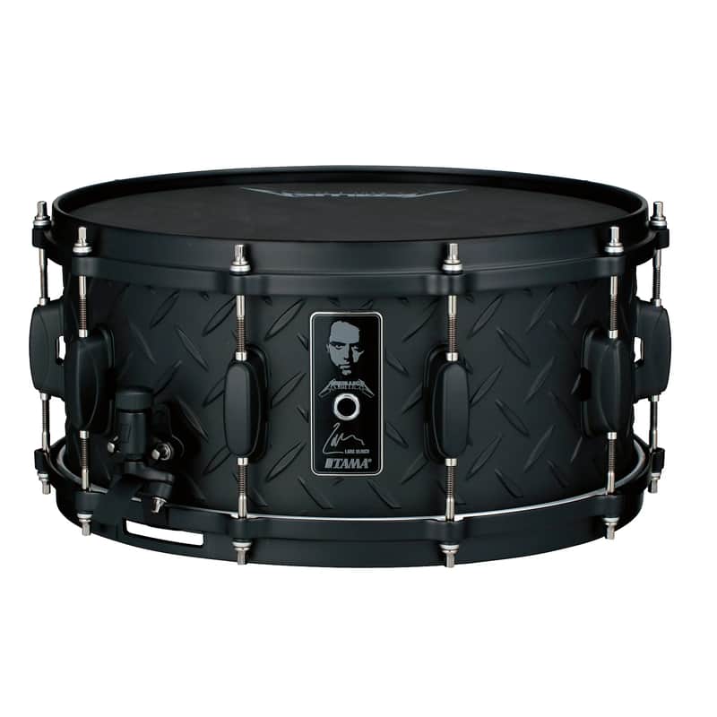 Tama LU1465B30 Lars Ulrich Signature Black Album 30th Anniversary 6.5x14" Snare Drum image 1