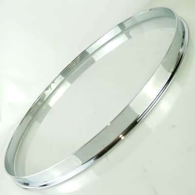 Slingerland 14" COB Single-Flange Snare/Floor Tom Drum Rim/Hoop Chrome-Brass USA image 3