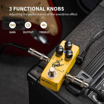 MOSKY Golden Horse Overdrive Effect Pedal Boost Guitar Effect Pedal with True Bypass for Electric Guitar image 3