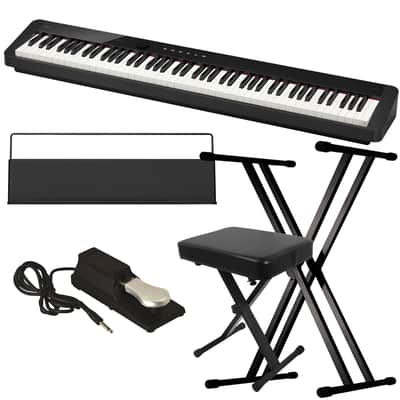 Casio Privia PX-S1100 Digital Piano - Black KEY ESSENTIALS BUNDLE