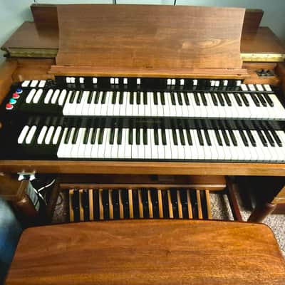 Hammond 1966 RED CAP B3 With PRIMO LESLIE 32H TALL BOY BEST!! 1949/1966 - Walnut image 4