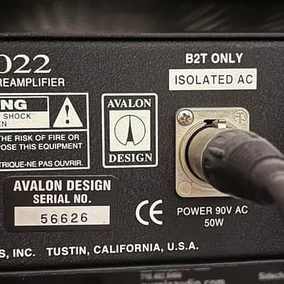 Avalon AD2022 Dual Channel Microphone Preamp Silver Bild 3