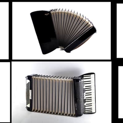 Vintage Top German Made LMM Accordion Hohner Verdi III M - 120 bass, 12 switches + Original Hard Case & Straps image 23