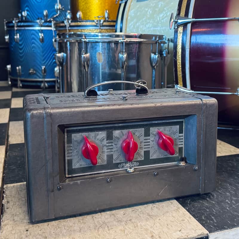 Operadio Tube P.A. Amp converted to guitar amp Mid-Century image 1