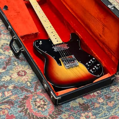1974 Fender Telecaster Custom with Maple Fretboard - Sunburst image 13