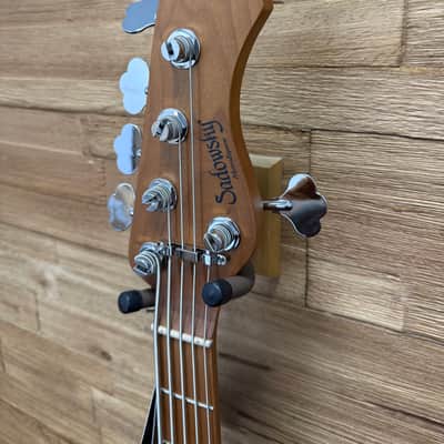 Sadowsky Metro Express 21- fret Vintage J/J 5- string bass 2024 - Candy Apple Orange Metallic  w/gig bag- B-stock image 9