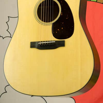 2025 Martin D-18 Satin Finish, Spruce Top, Mahogany Back & Sides, Hard Case image 7