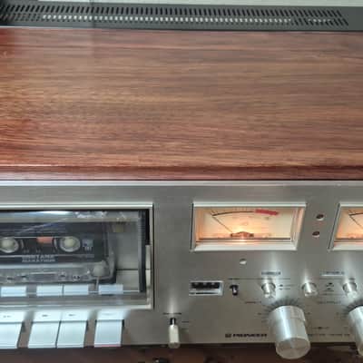 Pioneer CT-F8282 vintage cassette deck recorder RESTORED WALNUT VENEER 1974 image 4