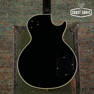 1990 Greco LEFT HAND EGC600 Made in Japan Black Beauty Custom Fujigen Lefty image 8
