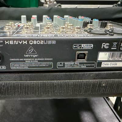 Behringer Xenyx Q802USB 8-Input Mixer with USB image 2