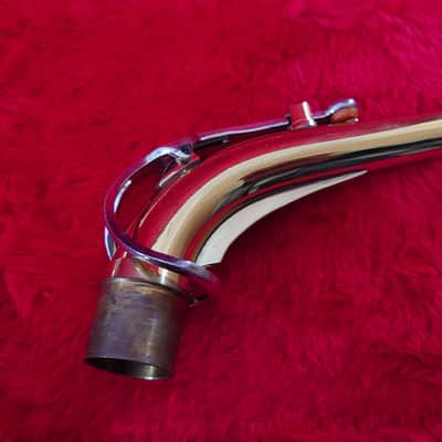 Borgani Vintage Alto Saxophone 1980 - Gold Lacquer with Nickel Silver Keys image 6