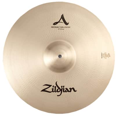 Zildjian 17" A Zildjian Medium Thin Crash Cymbal image 3