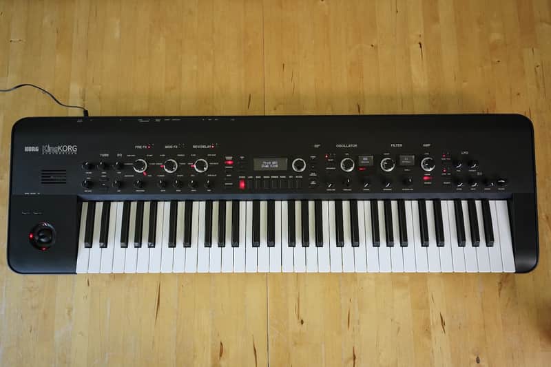 Korg KingKORG Limited Edition 61-Key Analog Modeling Synthesizer 2010s - Black image 1