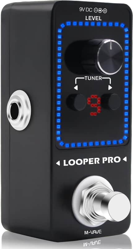 M-VAVE Loop Pedal Pro- 40 Mins Looping Time 9 Loops Professional Guitar Looper Pedal With Tuner for Electric Guitar (Price includes the import duty for US buyer) image 1