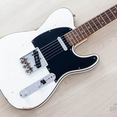 Fender Custom Shop 1963 Telecaster Custom Relic Olympic White w/ Twisted Tele, Seymour Duncan Little '59 image 1