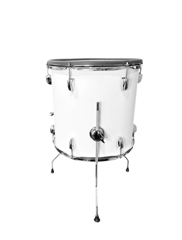 HXM 16” x 16” Mesh White Floor Tom for Roland Alesis Kit VAD image 1