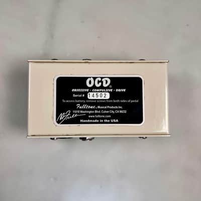 Fulltone OCD V1 Series 3 2007 - White - Rico Signed - SKU0101 image 3