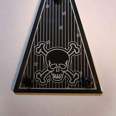 Skull Head Truss Rod Cover for Jackson Guitars with Triangle 3 Hole mounting Truss Rod Cover image 9