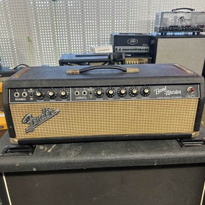 Fender Bandmaster 40-Watt 2-Channel Guitar Amp Head 1963 - 1967 - Black Panel image 2
