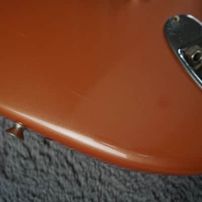 Fender Japan ST-62AS/H 40th Anniversary 1994 Stratocaster Copper Metallic Matching Headstock Foto Flame Neck image 6