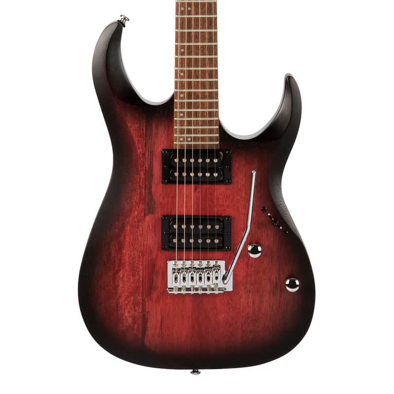 Cort X100 Bolt-On Electric Guitar - Open Pore Black Cherry Burst - Open Box image 1