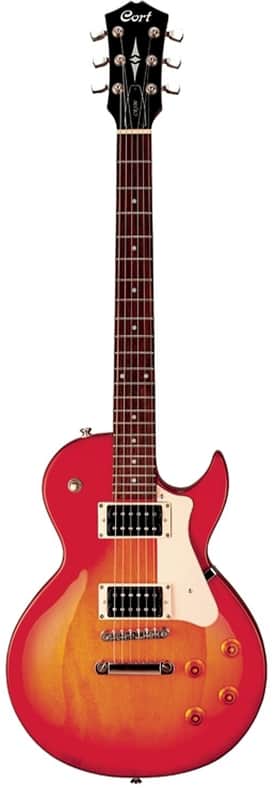 Cort CR100 Electric Guitar Cherry Red Sunburst Finish image 1