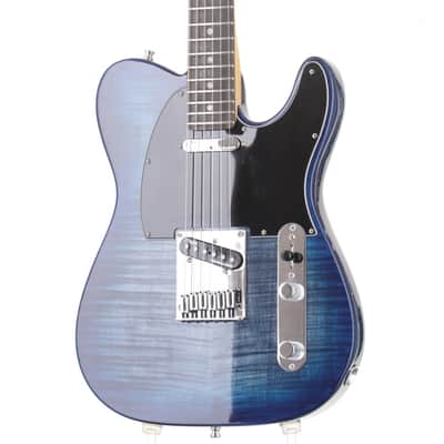 Fender Deluxe Edition American Ultra Telecaster Flame Maple Top Denim Burst Finish Striped EB FB [US21014908] (06/25) image 7