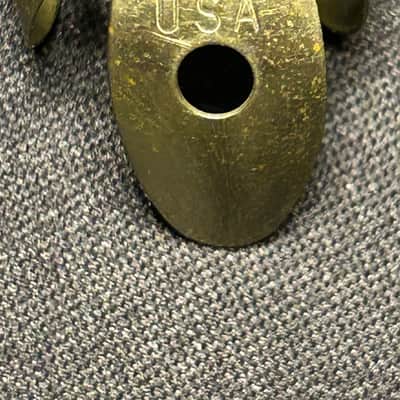 Set of 6 Vintage Dunlop Pat. Pend. Metal Fingerpicks 1940s-50s - Nickel image 8