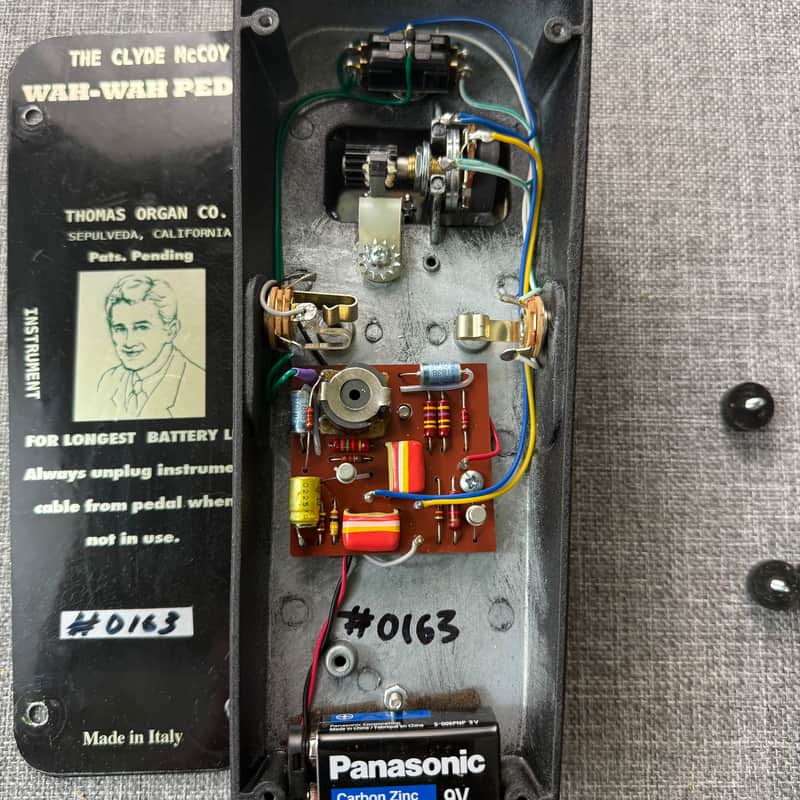 Oxbow Studios Clyde McCoy Replica Wah-Wah - Black and Crome 2018