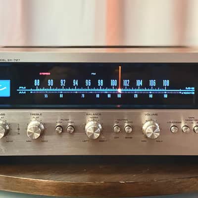 🎶✨ Pioneer SX-727 Vintage Stereo Receiver w/ Original Wood Case — Serviced/Cleaned, LED Dial, FM Aligned,  Excellent Cosmetics image 1