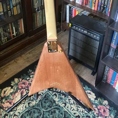 Jackson JS32T Randy Rhoads V Natural Oil w/ Rare Vintage Soft Leather Case image 2