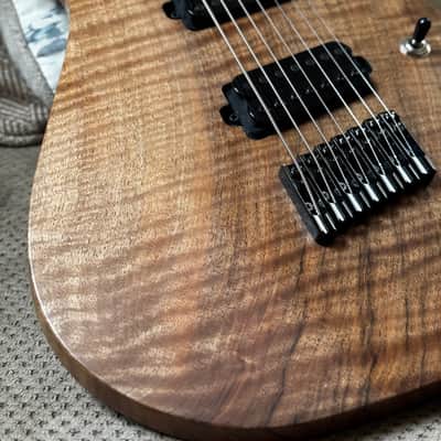 Carillion Polaris 7 Fan Fret - One Piece Old Stock Figured Walnut image 5