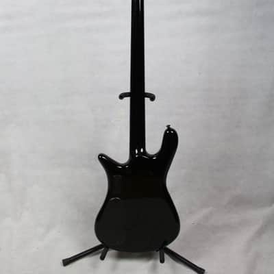 Spector NS Dimension HP 4-String Multi-Scale Bass Guitar, Solid Black Gloss w/ Gig Bag image 5