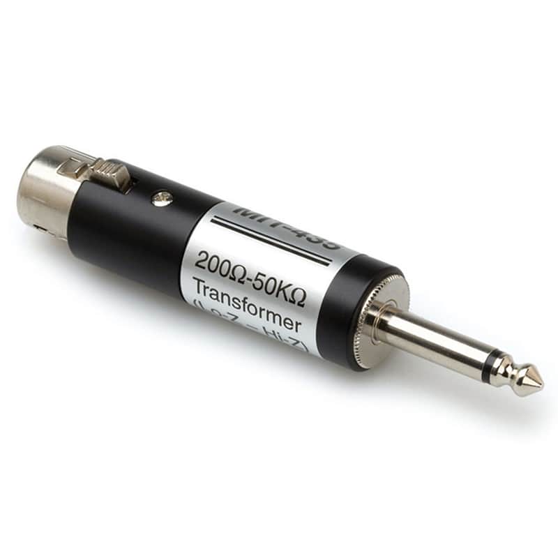 Hosa MIT435 MIT-435 XLR Female to 1/4" TS Impedance Transformer image 1