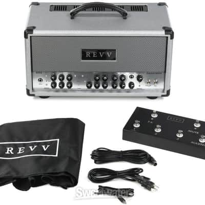 Revv Generator G50 50-/10-watt Tube Amplifier Head - Silver (Gen50Slvd1) image 7