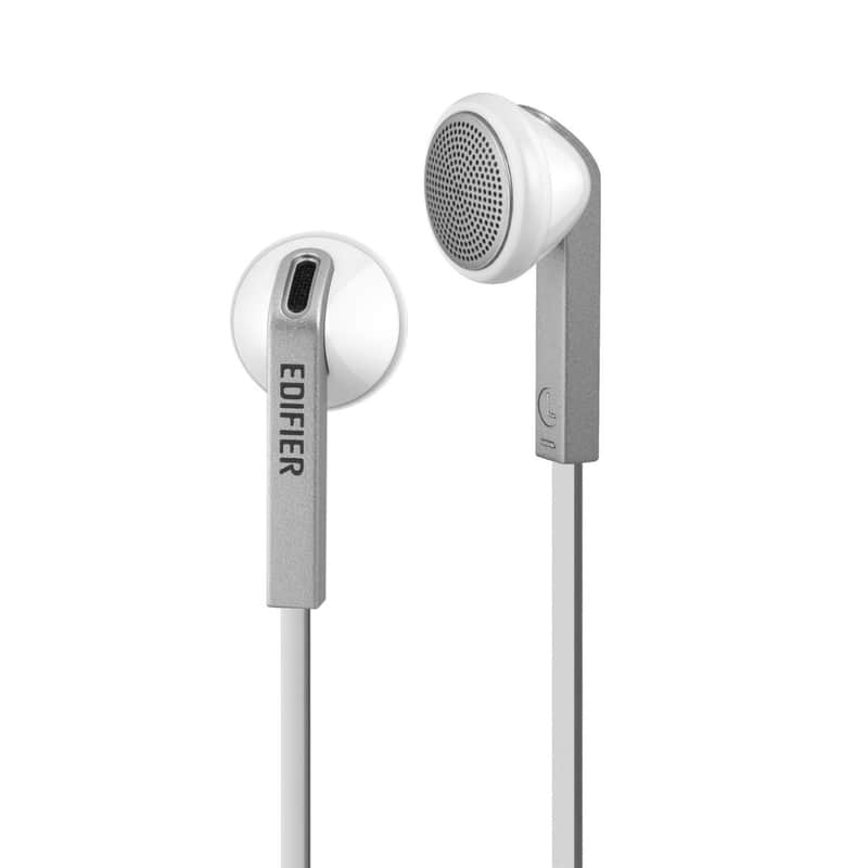 Edifier H190 Premium Earbuds - Classic Style Earbud Headphones - White image 1