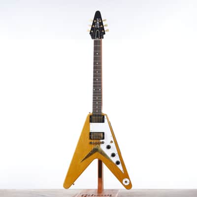 Gibson Custom 1958 Korina Flying V Reissue, Natural | Demo image 2