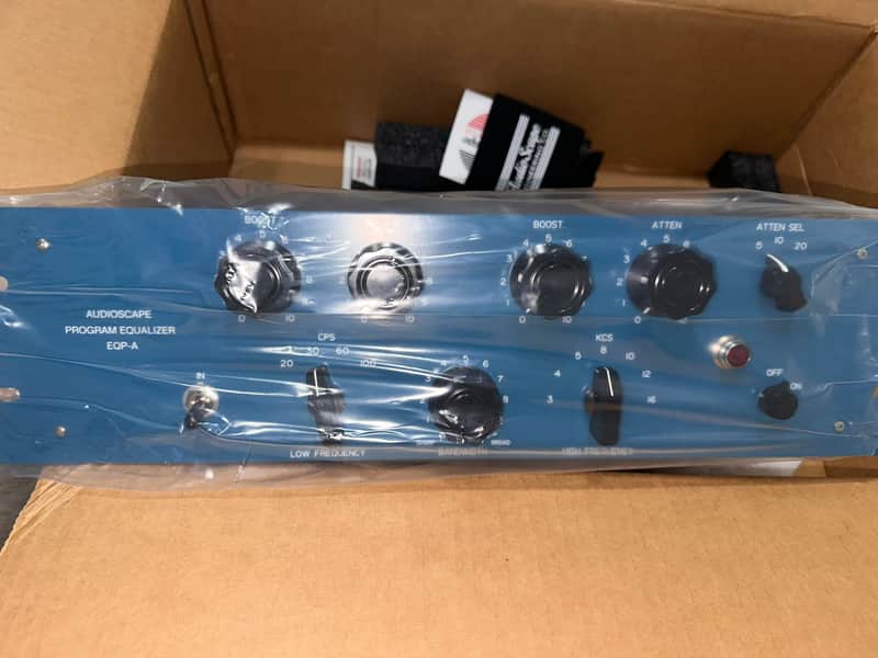 AudioScape Engineering Co. EQP-A Program Equalizer 2021 - 2023 - Blue image 1