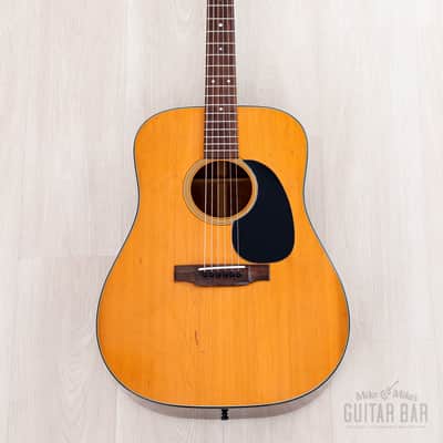 1972 Martin D-18 Vintage Dreadnought Acoustic Guitar, Serviced w/ Case image 2
