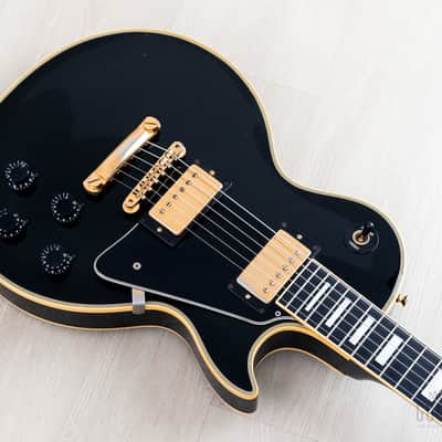 1993 Gibson Historic ‘57 Les Paul Custom Black Beauty LPB7 w/ '57 Classic PAFs & Case image 8
