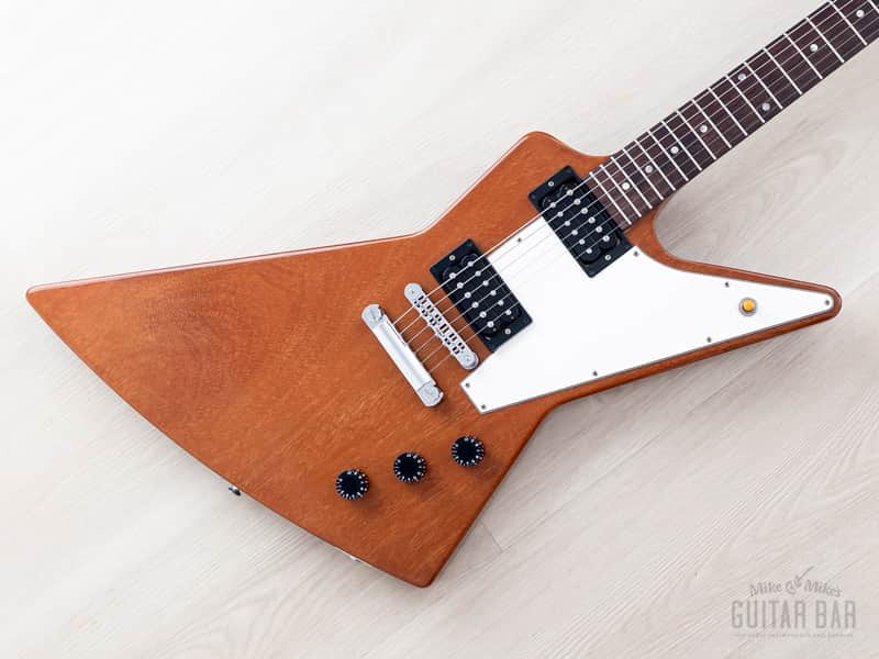 1998 Gibson Limited Edition Explorer '76 Vintage Reissue Natural, Near-Mint w/ Case & Tags, Yamano