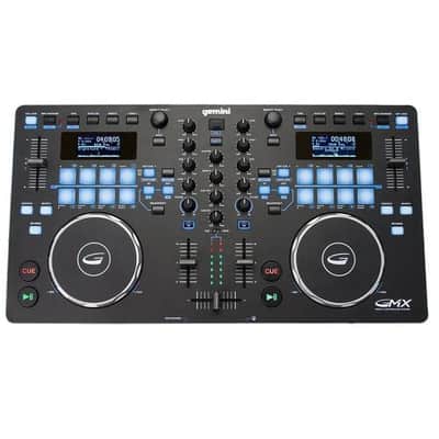 Gemini GMX Professional 2-Channel Media Controller System with Touch-Sensitive Jog Wheels image 4
