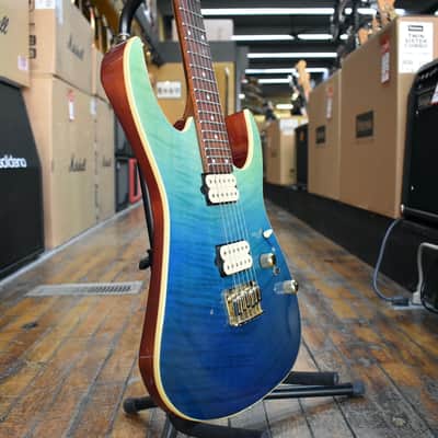 Ibanez High Performance RG421HPFM Electric Guitar 2020 Blue Reef Gradation w/Padded Gig Bag image 2