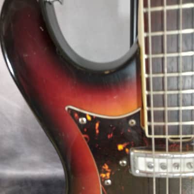 Silvertone Rare, Vintage, Made in Japan, Electric Guitar Model 319-14109? 1960s - Tobacco Burst image 18