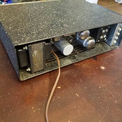 Sherwood Original S1000 Integrated hifi 6L6 mono tube amp Rare 1950s - cream gold speckled black image 2