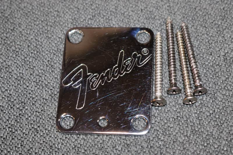 Vintage 1980s Fender Strat Plus Neckplate - NO TARIFFS image 1