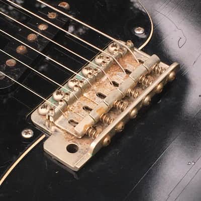 LEFTY! 1978 Vintage Fender Stratocaster Black Nitro Lacquer Strat Aged Relic Guitar Left CBS ‘78 HSC image 9