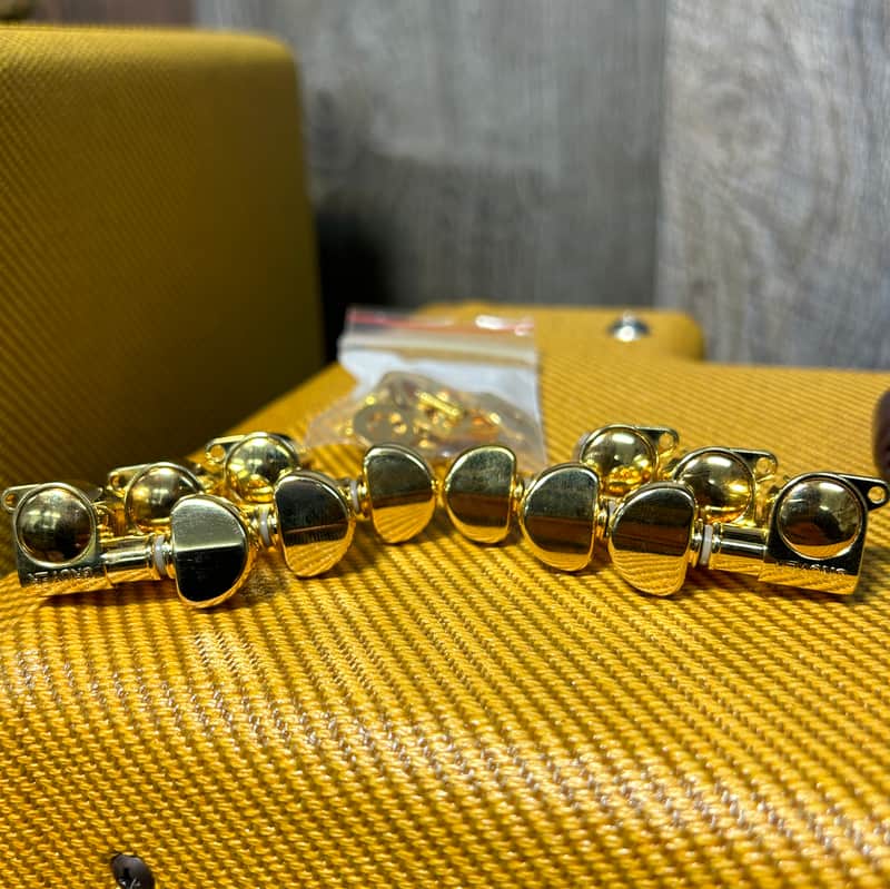 Grover Gold Mini Rotomatics Tuners 3x3 - 205G image 1
